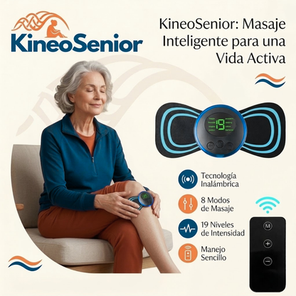 SeniorPads™ - Masajeador Inteligente EMS para Alivio Muscular y Articular